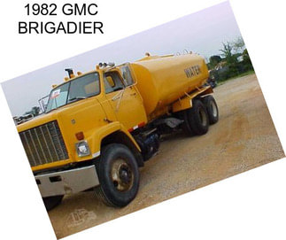 1982 GMC BRIGADIER