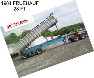 1984 FRUEHAUF 28 FT