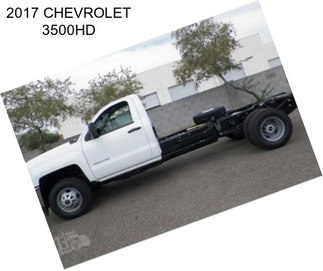 2017 CHEVROLET 3500HD