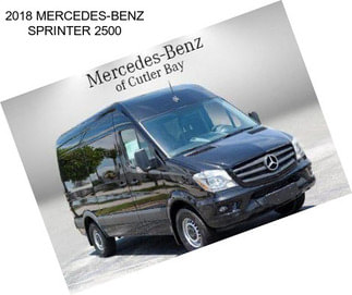 2018 MERCEDES-BENZ SPRINTER 2500