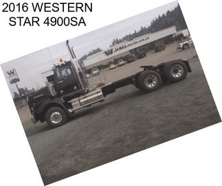 2016 WESTERN STAR 4900SA