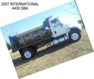 2007 INTERNATIONAL 4400 SBA