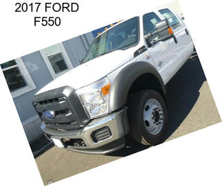 2017 FORD F550