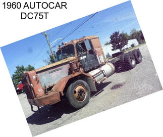 1960 AUTOCAR DC75T