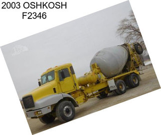 2003 OSHKOSH F2346