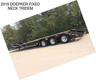 2019 DOEPKER FIXED NECK TRIDEM