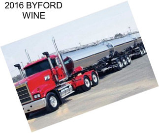 2016 BYFORD WINE