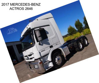 2017 MERCEDES-BENZ ACTROS 2646