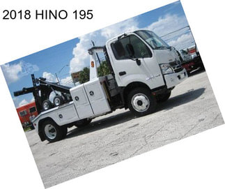 2018 HINO 195