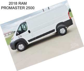 2018 RAM PROMASTER 2500