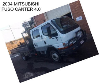 2004 MITSUBISHI FUSO CANTER 4.0