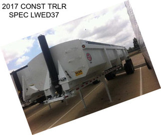 2017 CONST TRLR SPEC LWED37