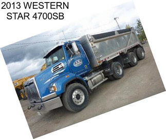 2013 WESTERN STAR 4700SB