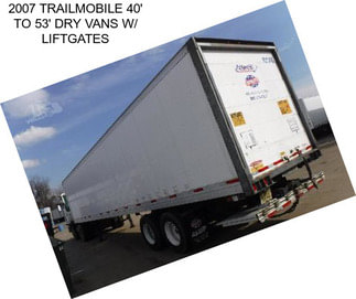 2007 TRAILMOBILE 40\' TO 53\' DRY VANS W/ LIFTGATES