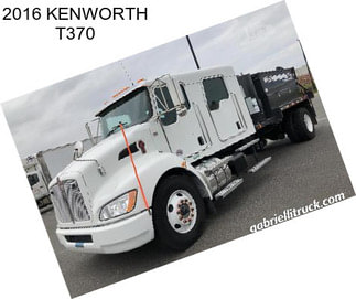 2016 KENWORTH T370