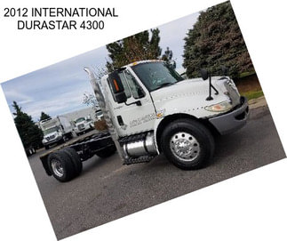 2012 INTERNATIONAL DURASTAR 4300