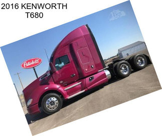 2016 KENWORTH T680