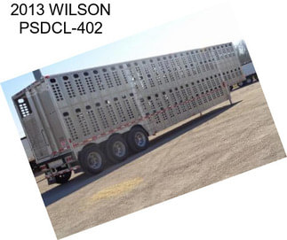 2013 WILSON PSDCL-402