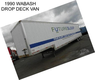 1990 WABASH DROP DECK VAN