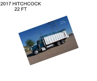 2017 HITCHCOCK 22 FT