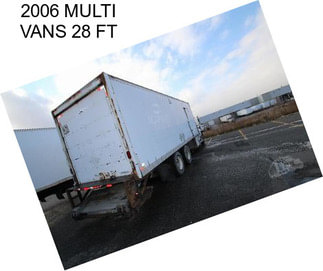 2006 MULTI VANS 28 FT