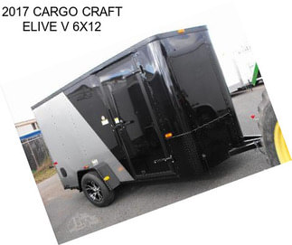 2017 CARGO CRAFT ELIVE V 6X12