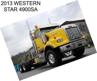 2013 WESTERN STAR 4900SA