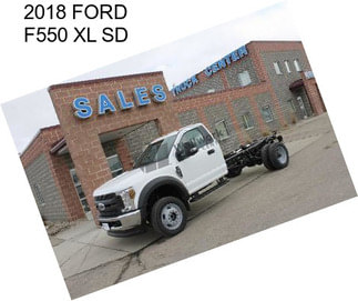 2018 FORD F550 XL SD