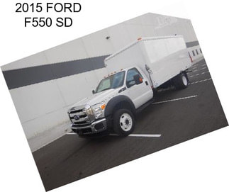 2015 FORD F550 SD