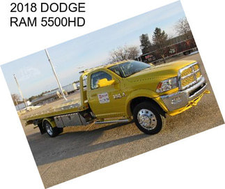 2018 DODGE RAM 5500HD