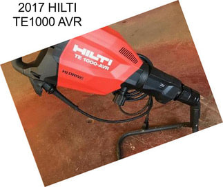 2017 HILTI TE1000 AVR