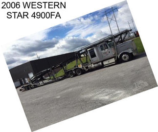 2006 WESTERN STAR 4900FA