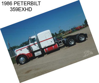 1986 PETERBILT 359EXHD