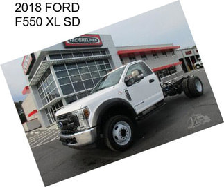 2018 FORD F550 XL SD