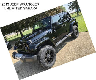 2013 JEEP WRANGLER UNLIMITED SAHARA