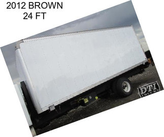 2012 BROWN 24 FT