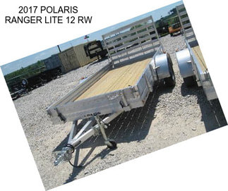2017 POLARIS RANGER LITE 12 RW