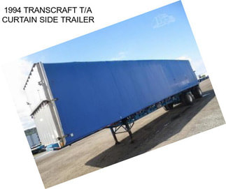 1994 TRANSCRAFT T/A CURTAIN SIDE TRAILER