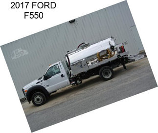 2017 FORD F550