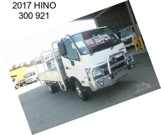 2017 HINO 300 921