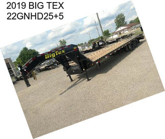 2019 BIG TEX 22GNHD25+5