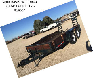 2009 DAVIS WELDING 80\