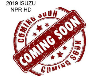 2019 ISUZU NPR HD