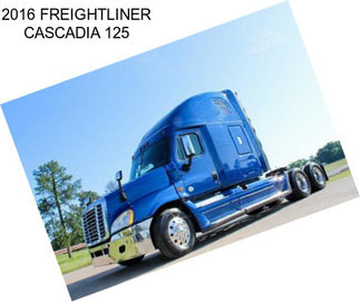 2016 FREIGHTLINER CASCADIA 125