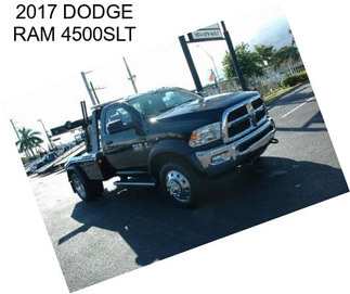 2017 DODGE RAM 4500SLT