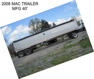 2008 MAC TRAILER MFG 40\'