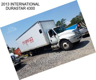 2013 INTERNATIONAL DURASTAR 4300