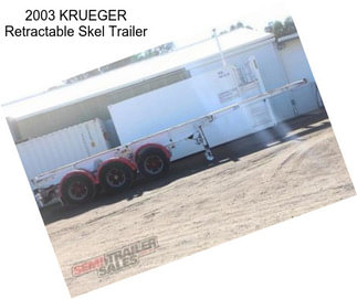 2003 KRUEGER Retractable Skel Trailer