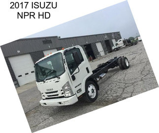 2017 ISUZU NPR HD