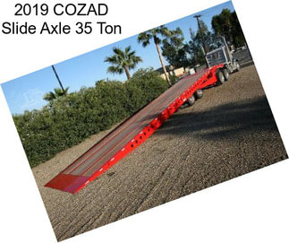 2019 COZAD Slide Axle 35 Ton